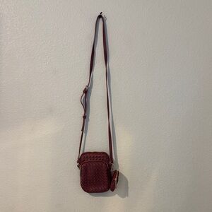 Chic Maroon Crossbody Bag